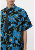 Men's vintage floral shirt (No tie)