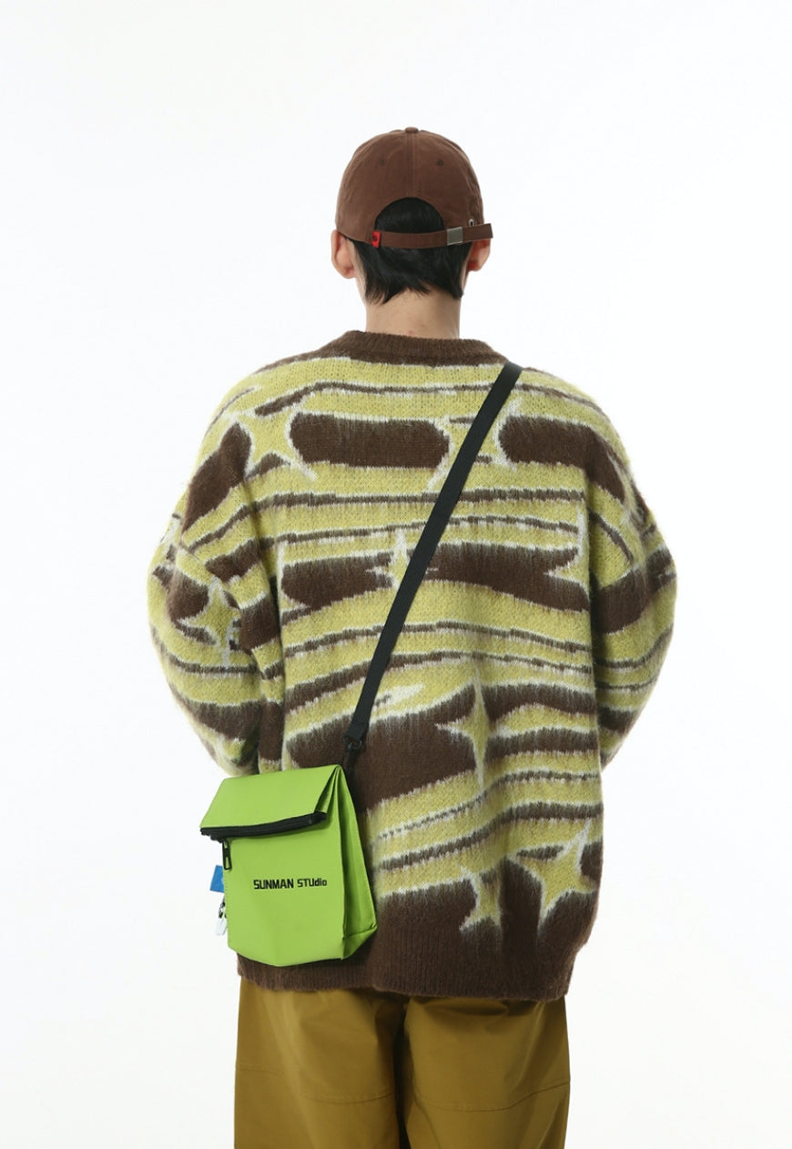 Men's Retro contrast sweater
