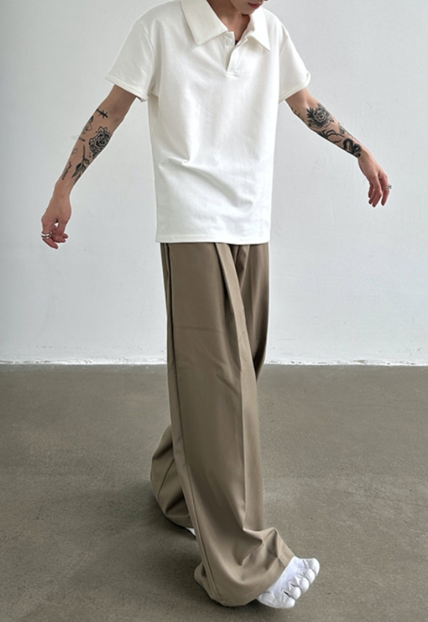 Men's polo collar solid top SS2023 VOL.3