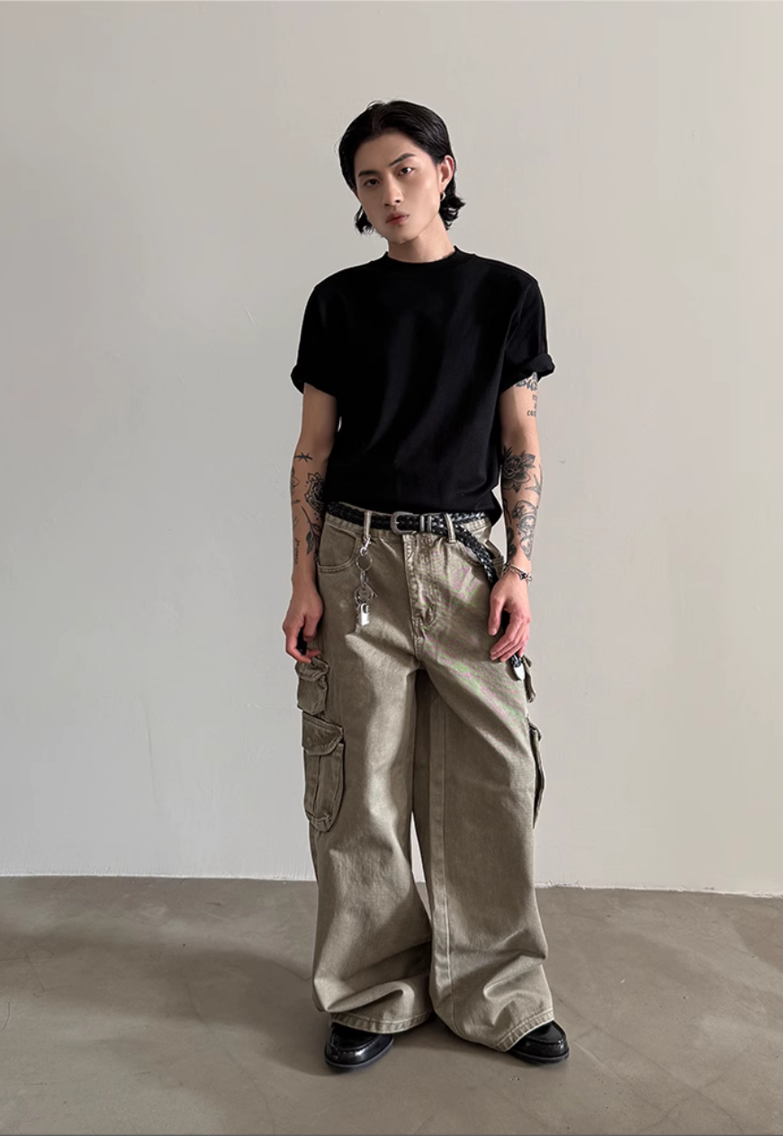Men's Stand collar sweater