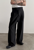 Men's loose-fitting suit trousers