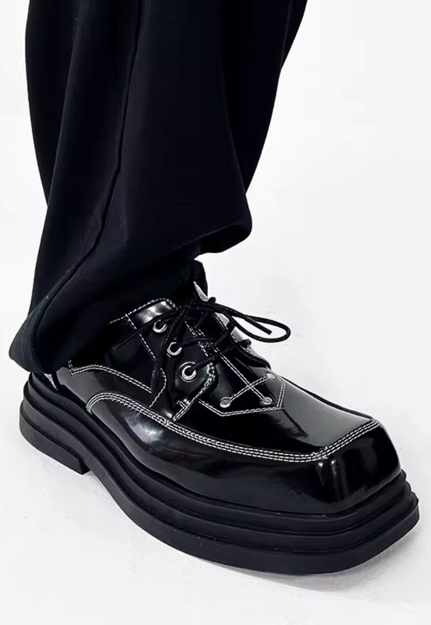 Men's Premium Square Toe Derby shoes