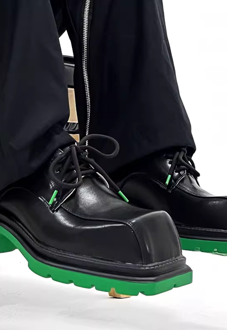Men's Premium big toe derby shoes