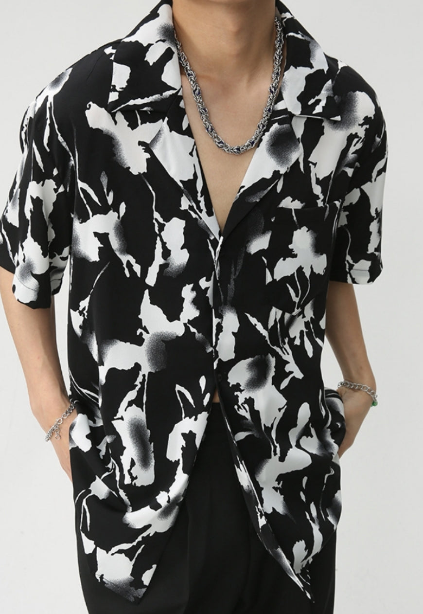 Men's Loose Vintage Floral Shirt SS2023 VOL.3