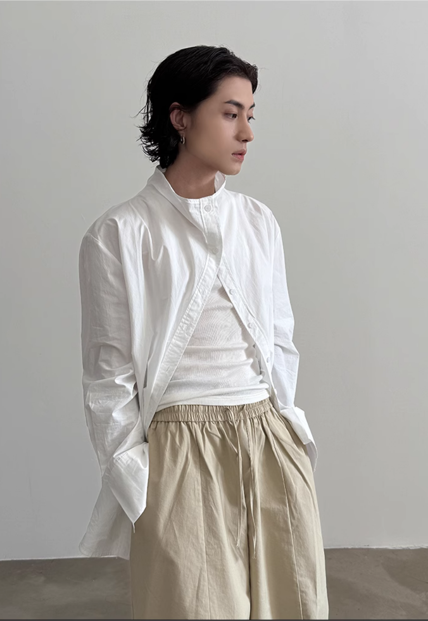 Men's French turtleneck shirt