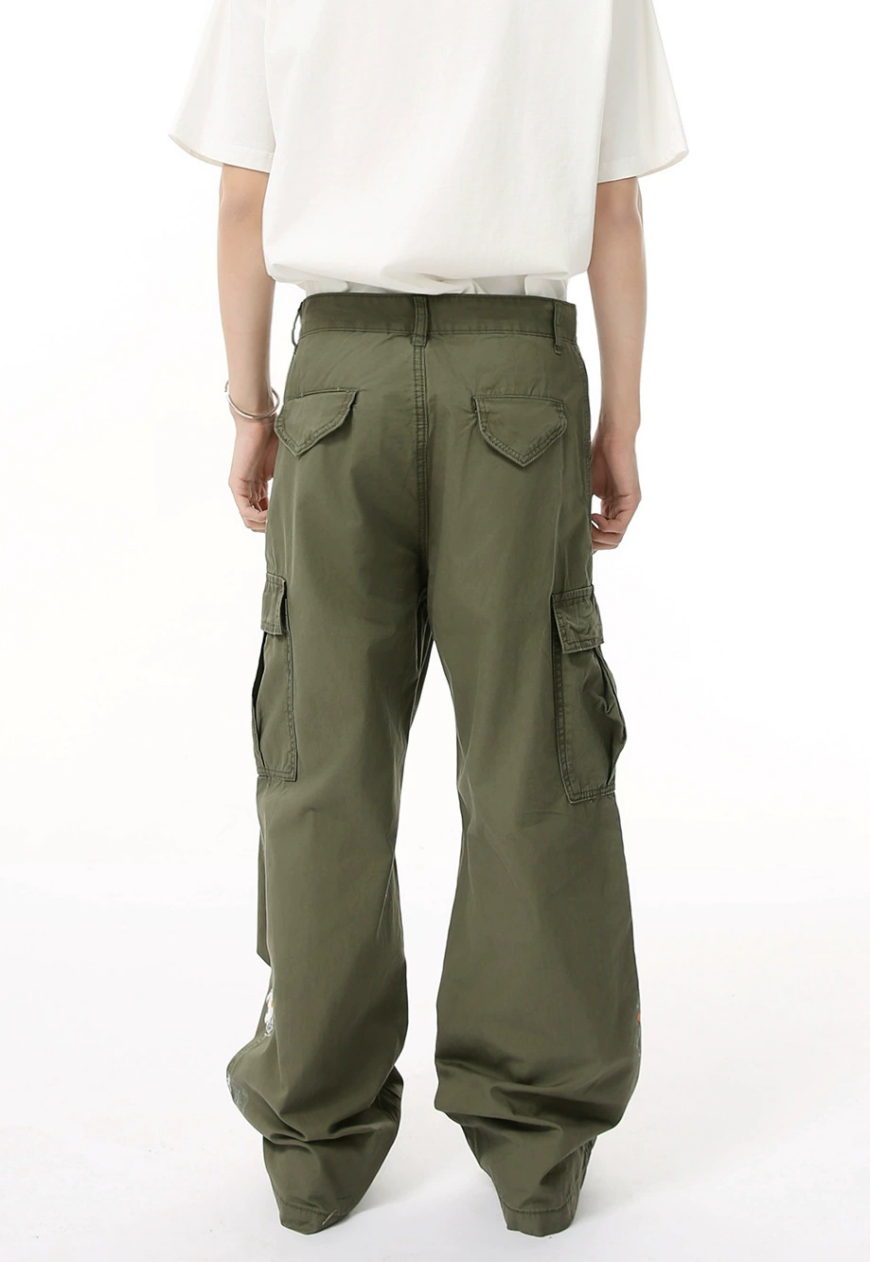 Men's vintage paint jeans