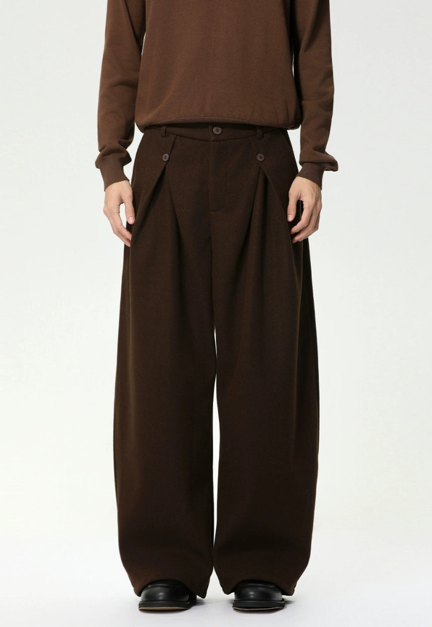 Men's Retro patchwork trousers
