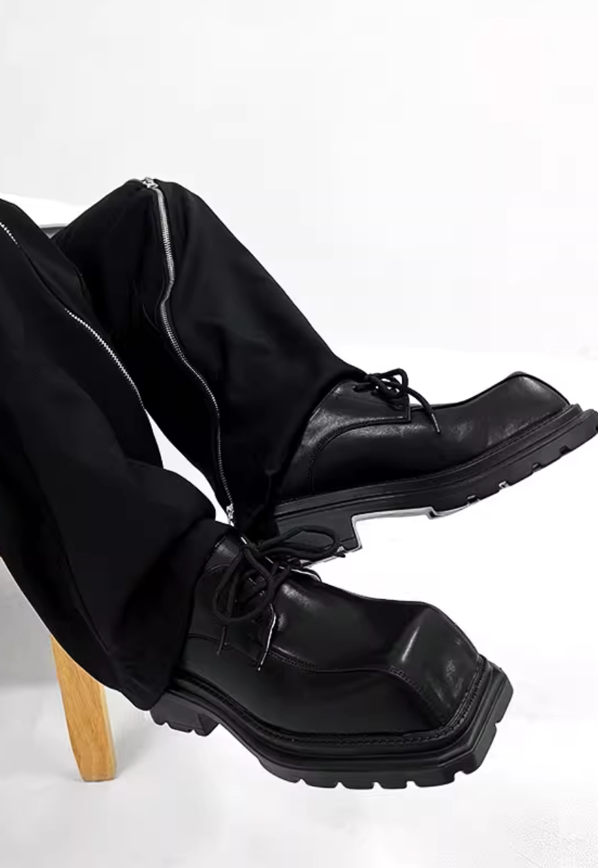 Men's Premium big toe derby shoes