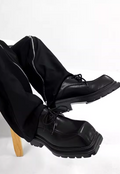 Men's Premium big toe derby shoes