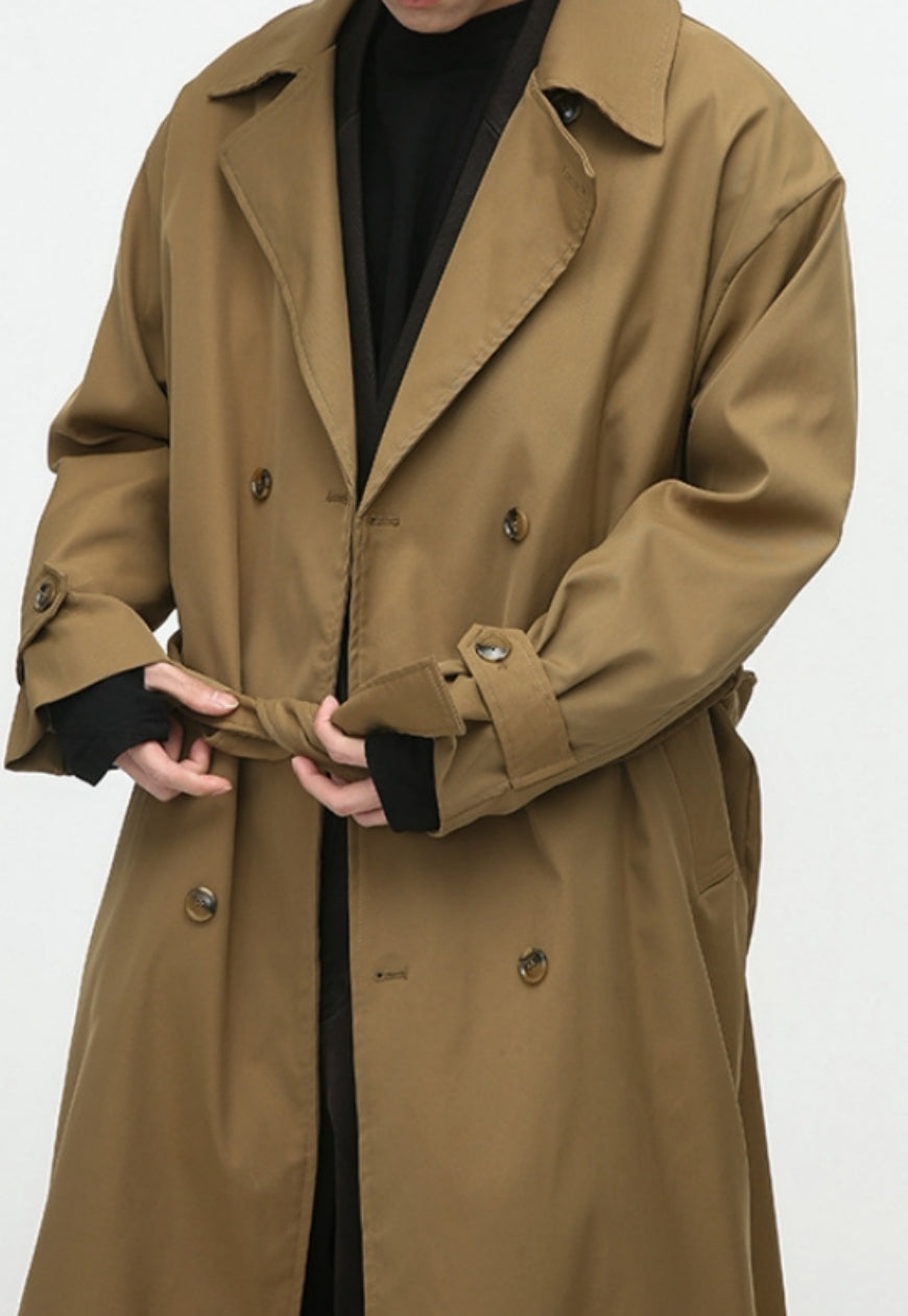 Men's Laceable double-breasted coat