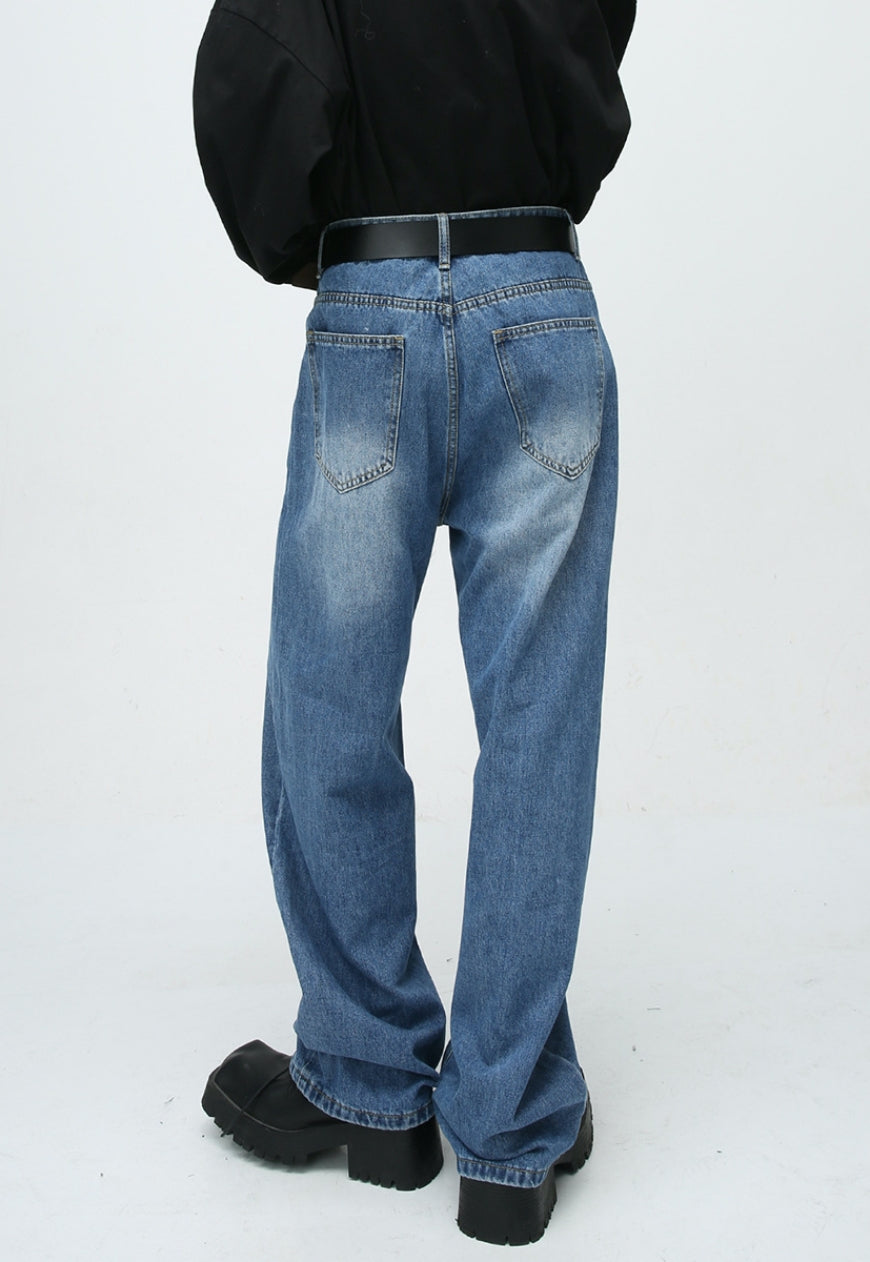 Unisex Design patchwork jeans