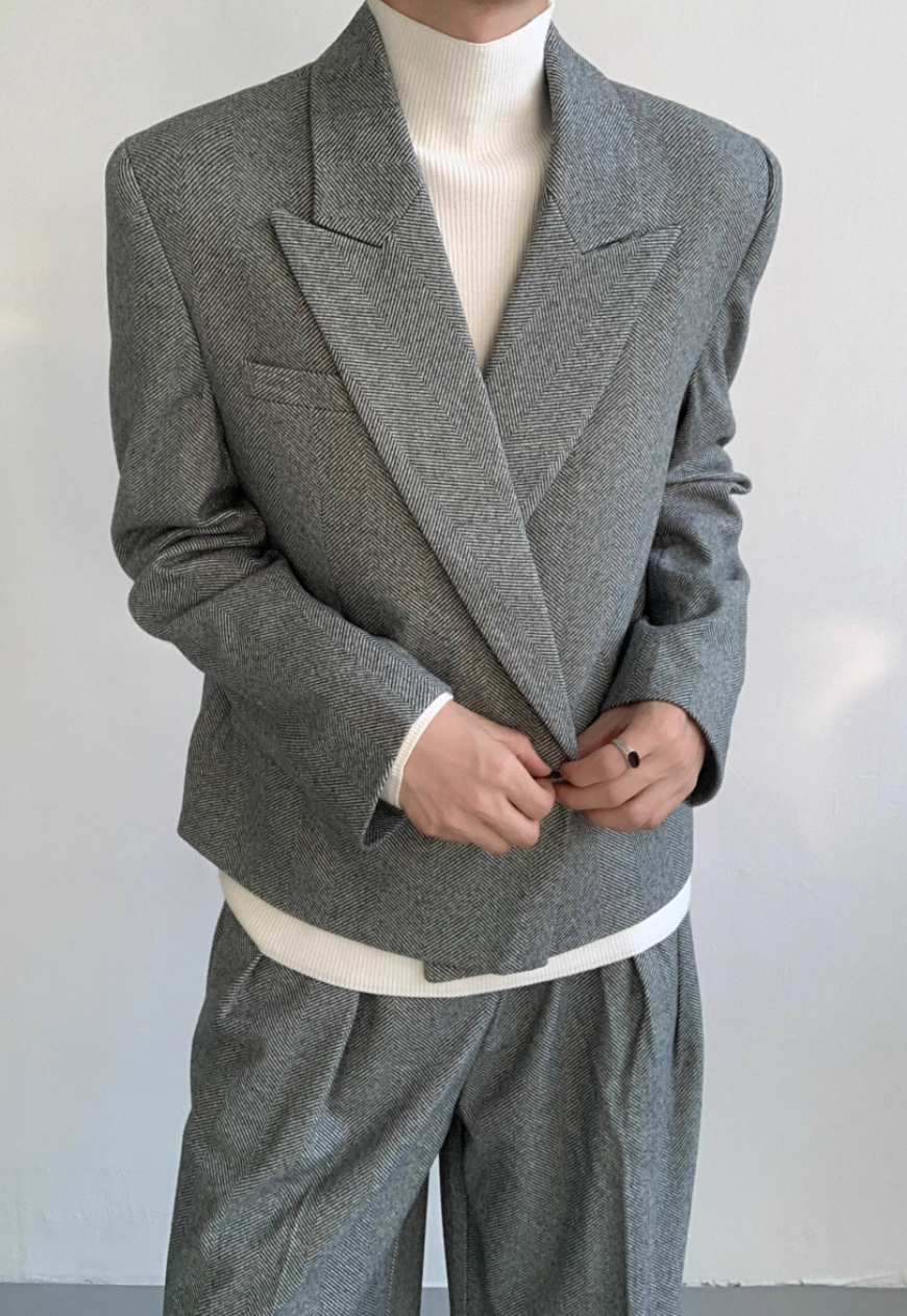 Men's Designed thick suit set