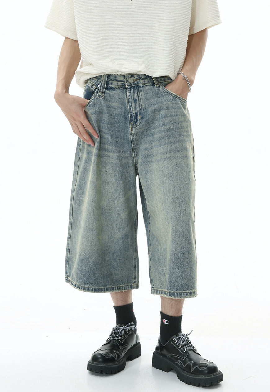 Men's hip hop loose jeans