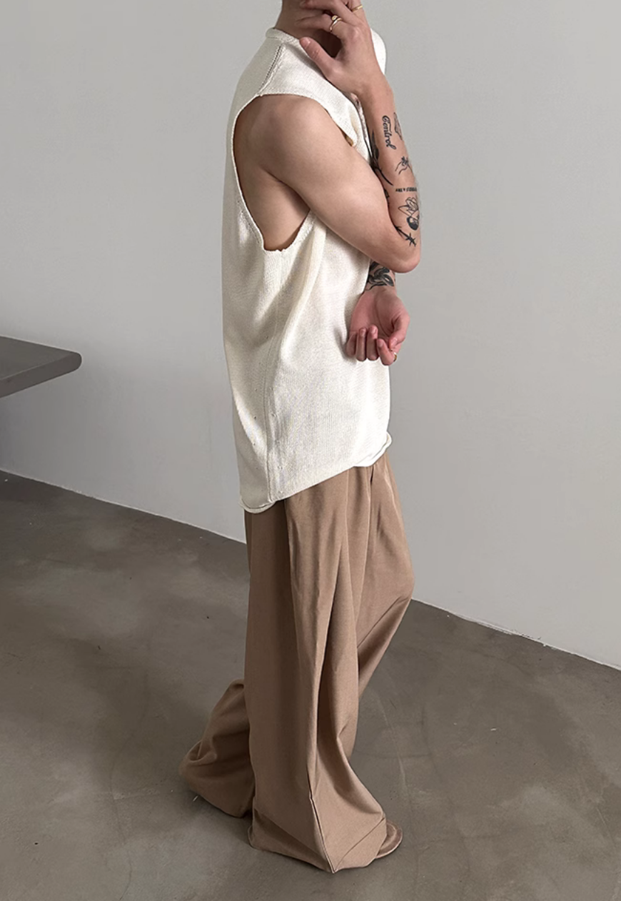 Men's Neck design knitted Vest