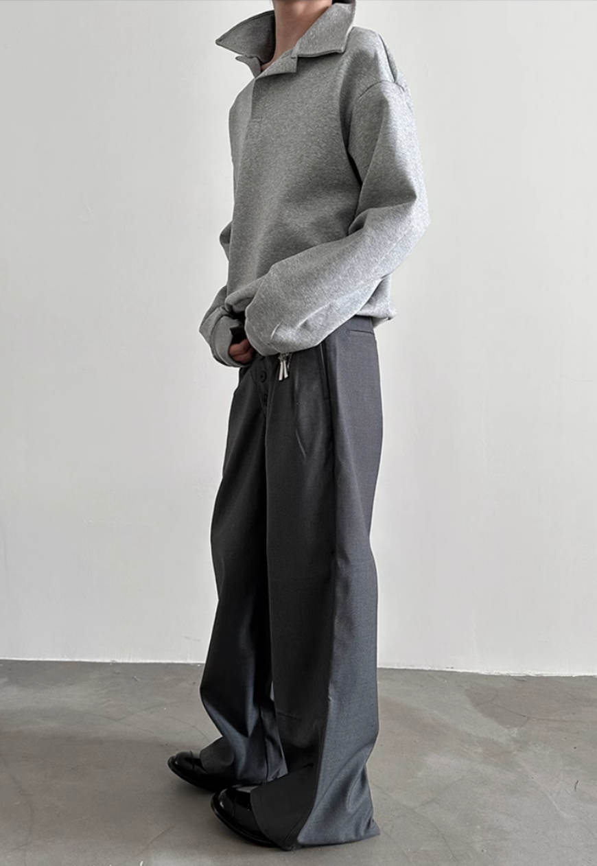 Men's Multi-button design trousers