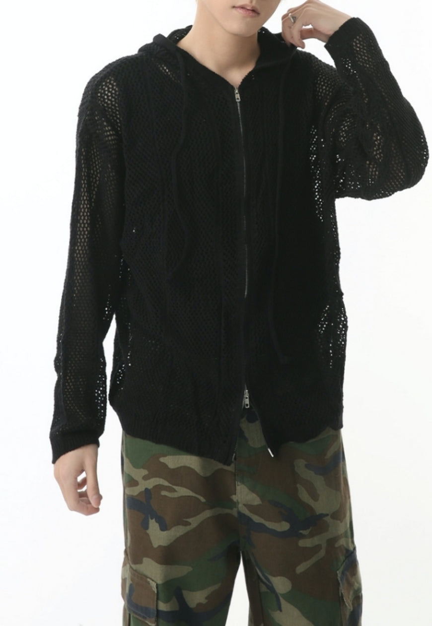 Men's Breathable light cardigan jacket