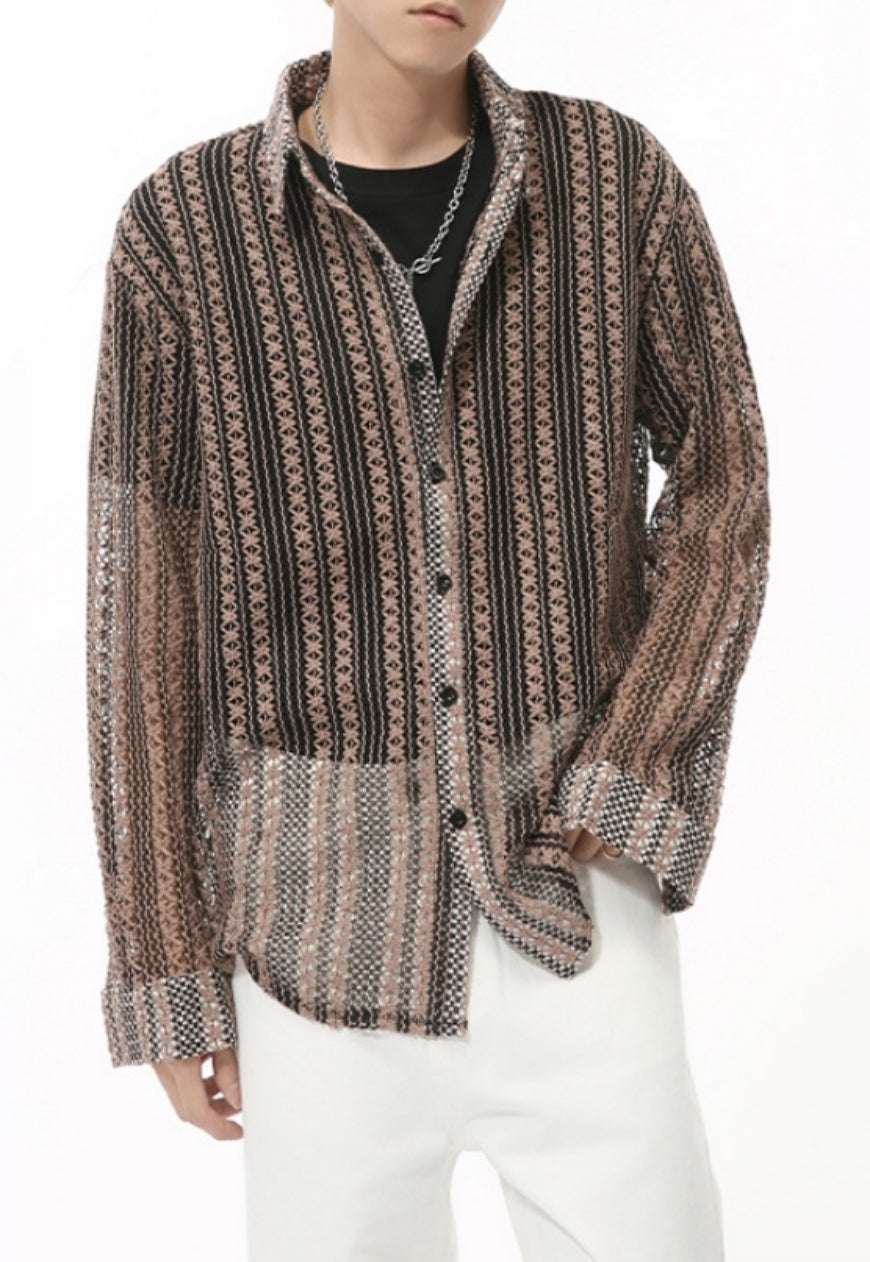 Men's striped shirt
