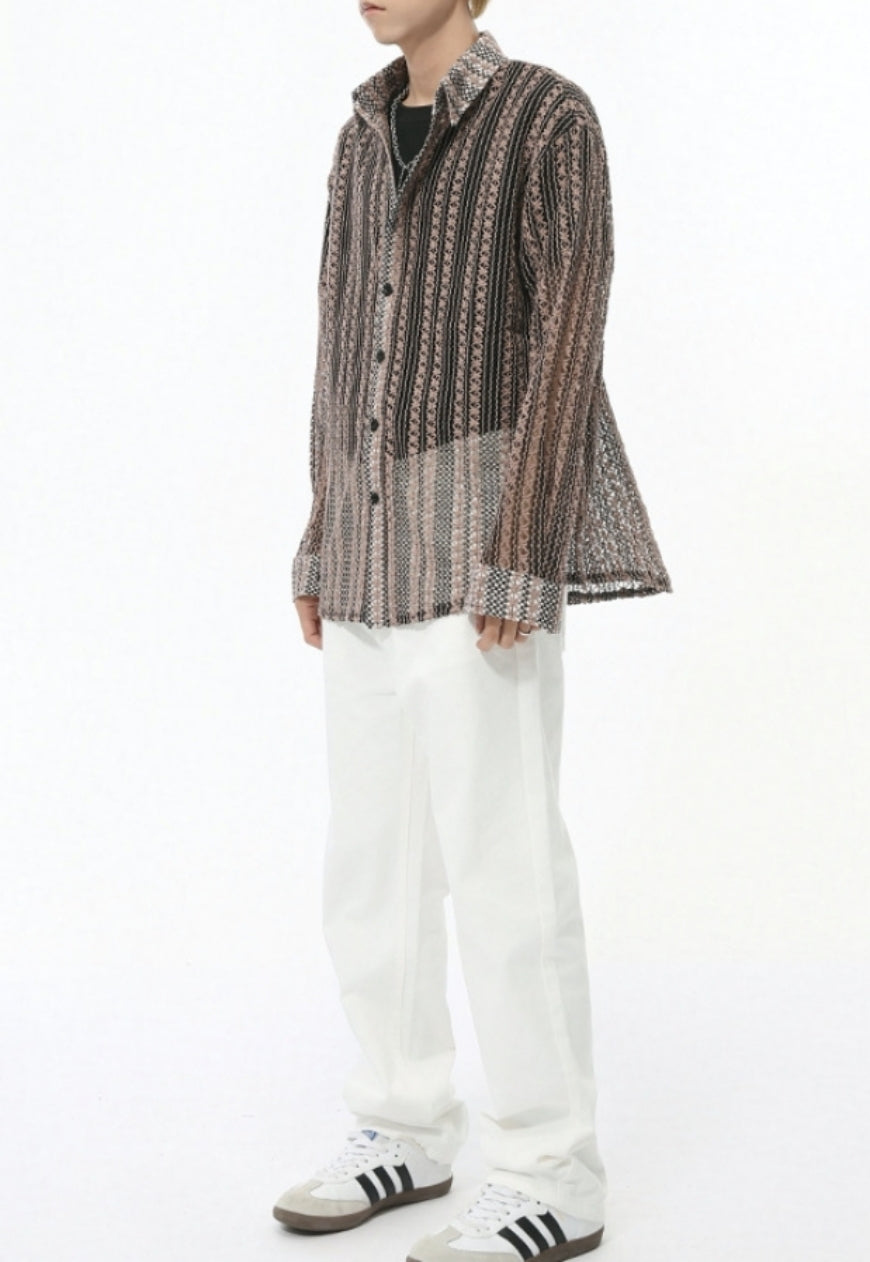 Men's striped shirt