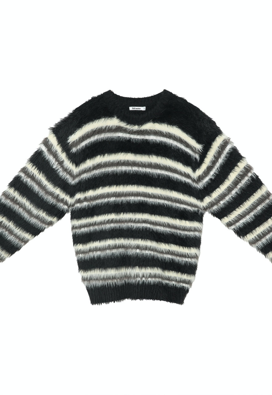 Men's striped knitted sweater