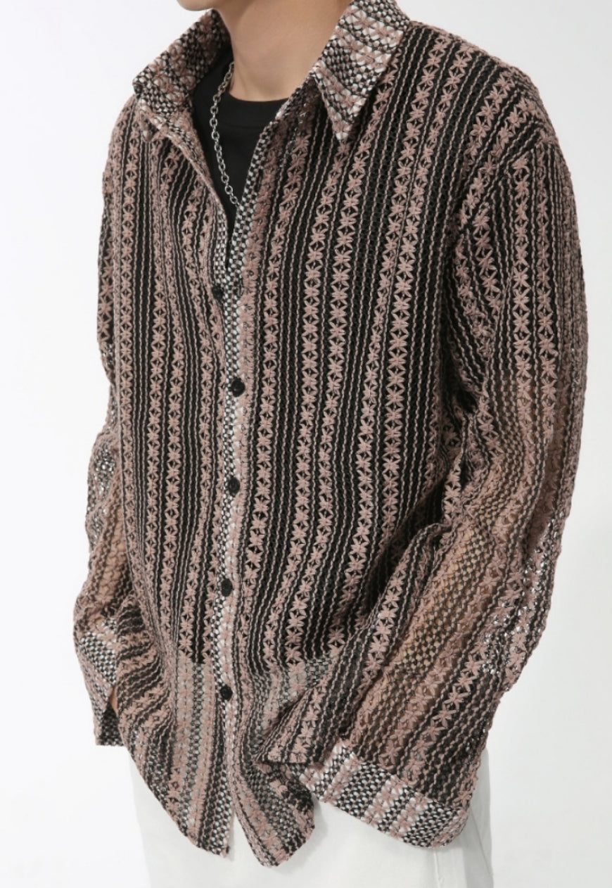 Men's striped shirt