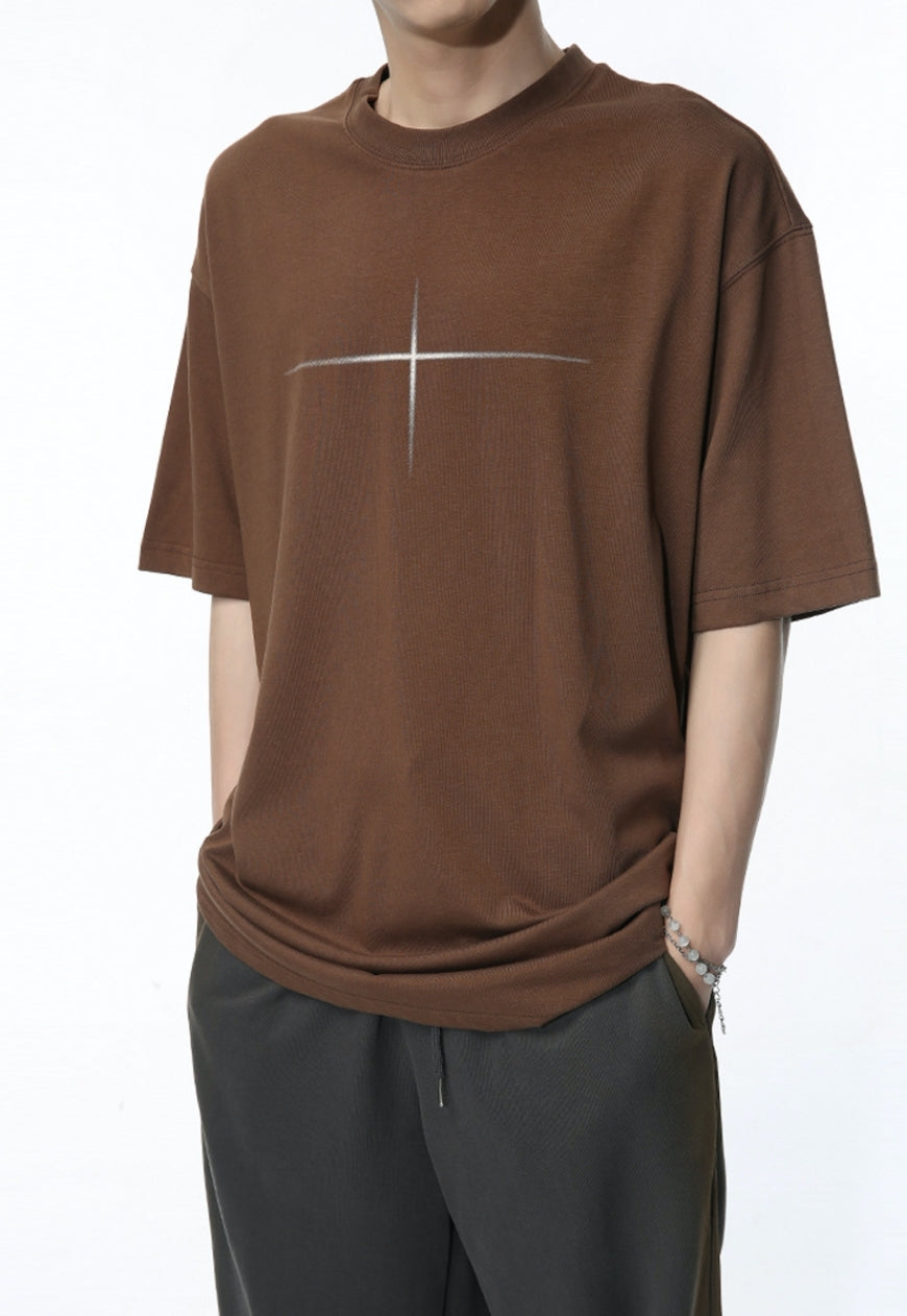Men's star dot print tee
