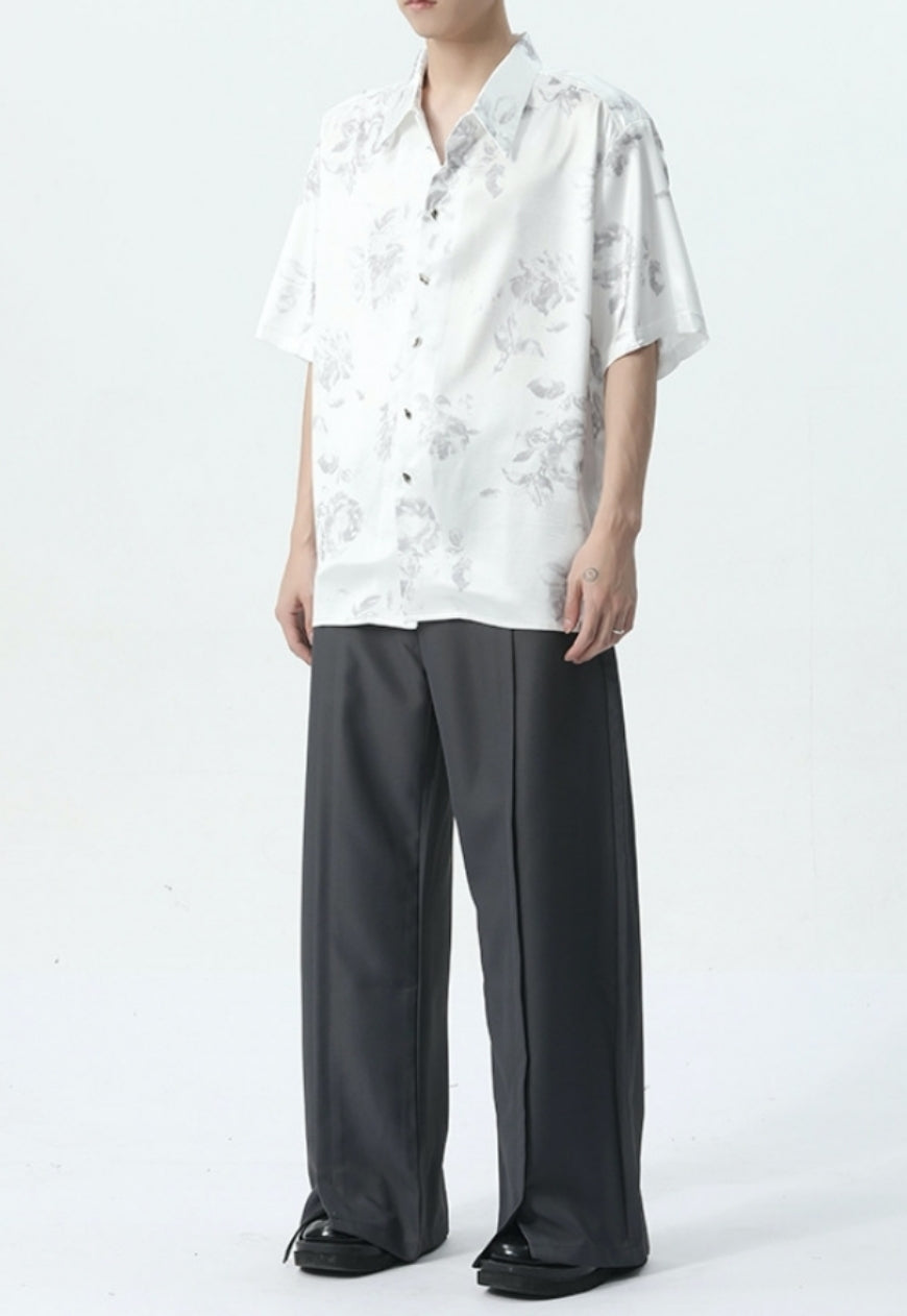 Men's Pleated premium casual trousers