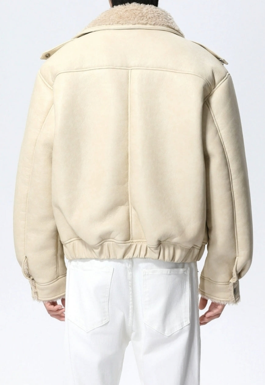 Men's Fur-lined warm coat