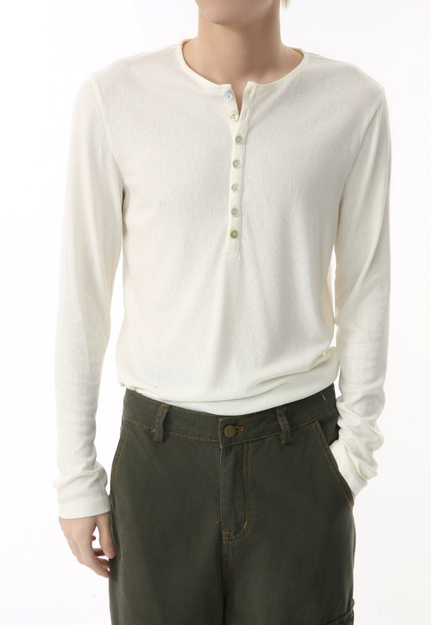 Men's Solid color soft T-shirt
