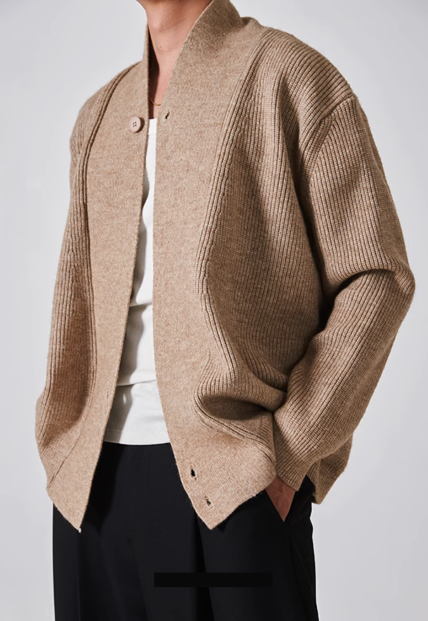 Men's Cardigan design sweater