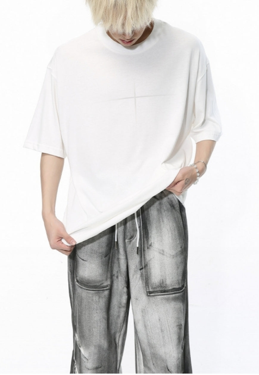 Men's star dot print tee