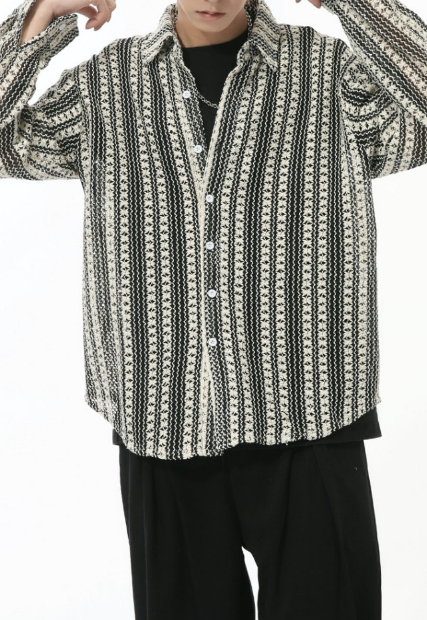 Men's striped shirt