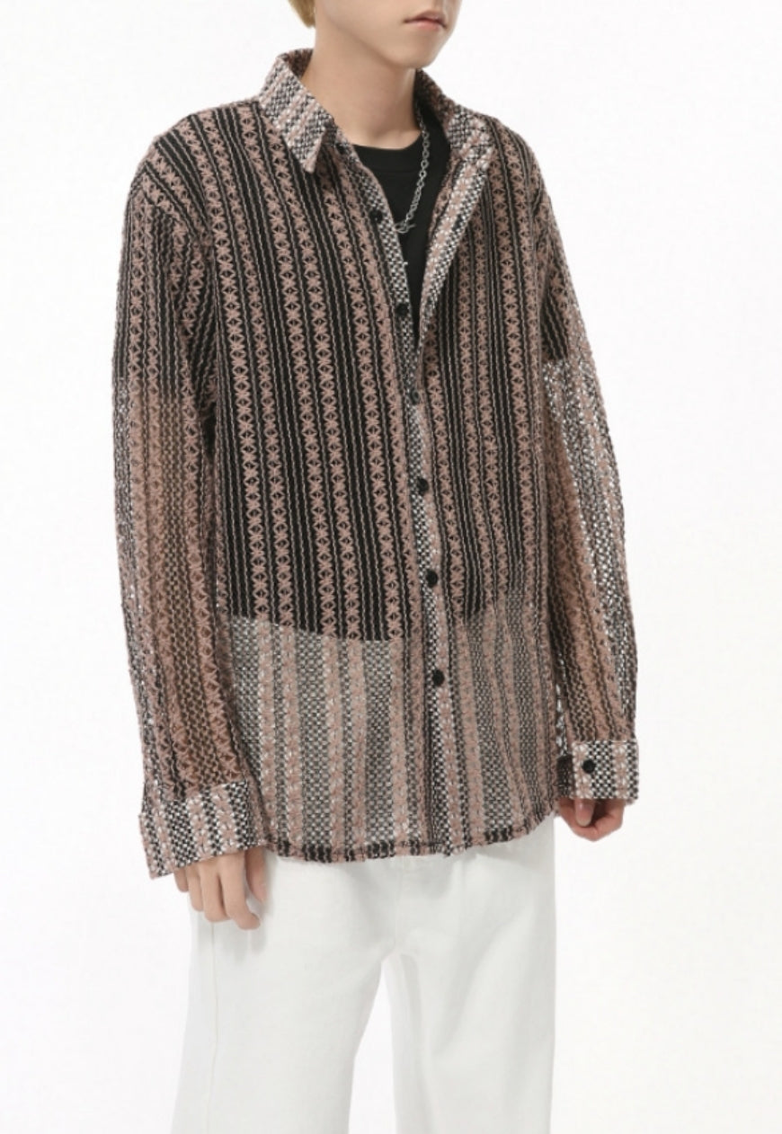 Men's striped shirt