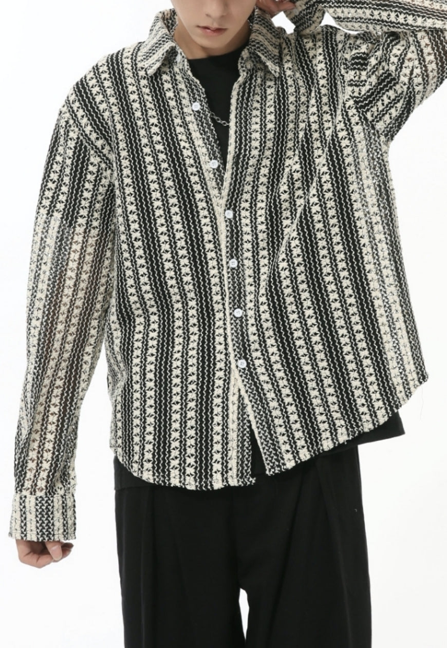 Men's striped shirt
