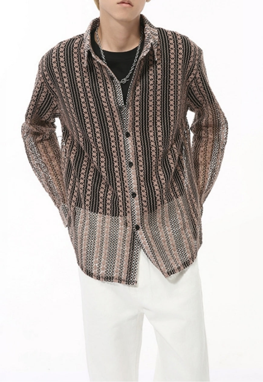 Men's striped shirt