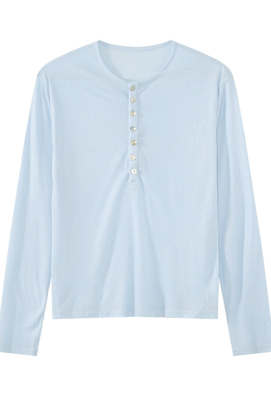 Men's Solid color soft T-shirt