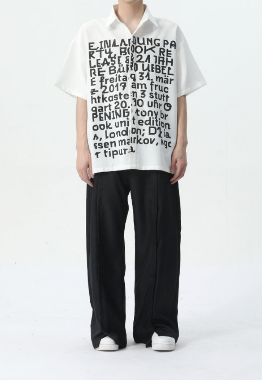 Men's Pleated premium casual trousers