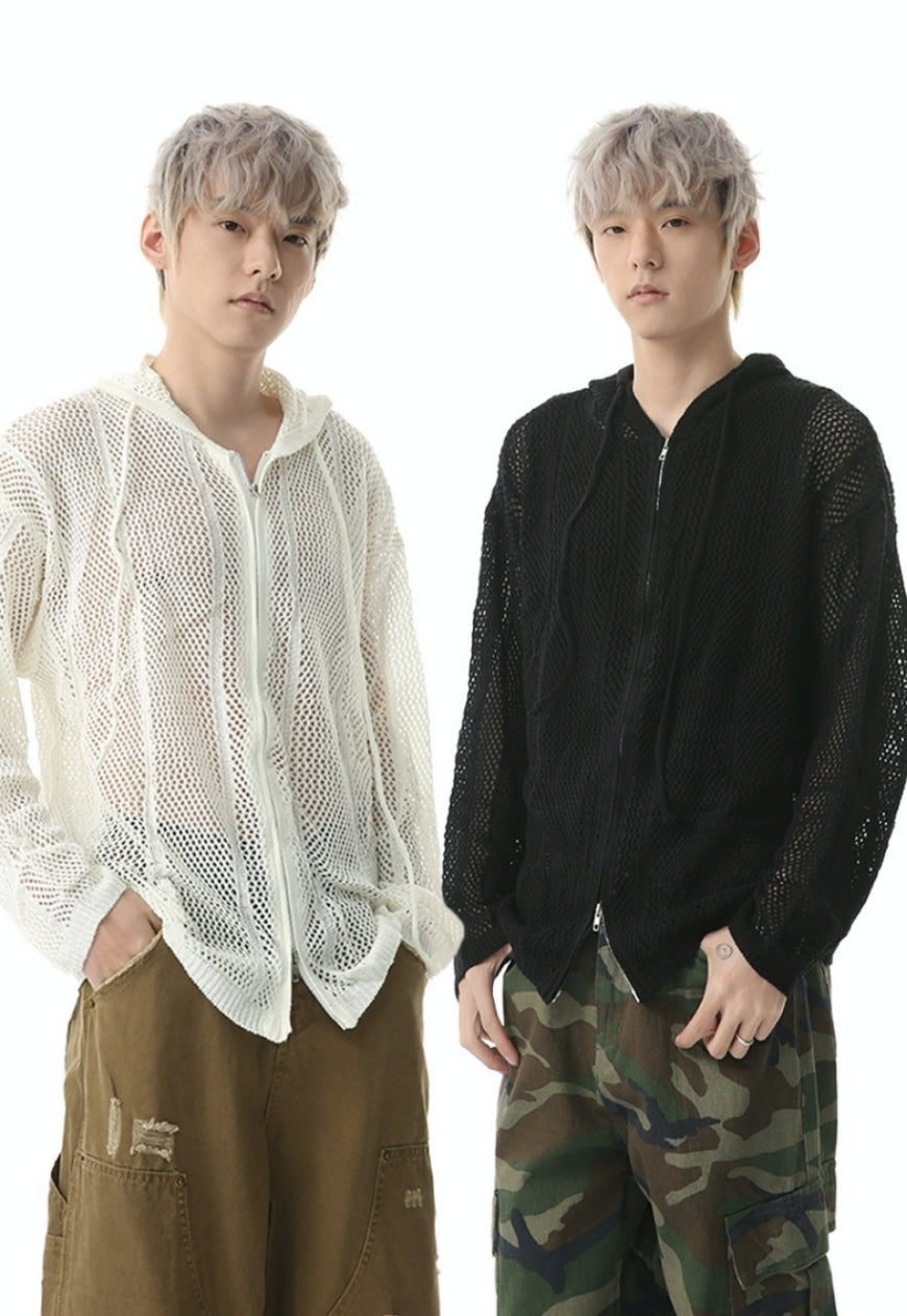 Men's Breathable light cardigan jacket