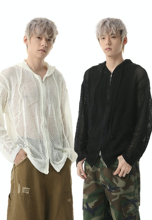 Men's Breathable light cardigan jacket