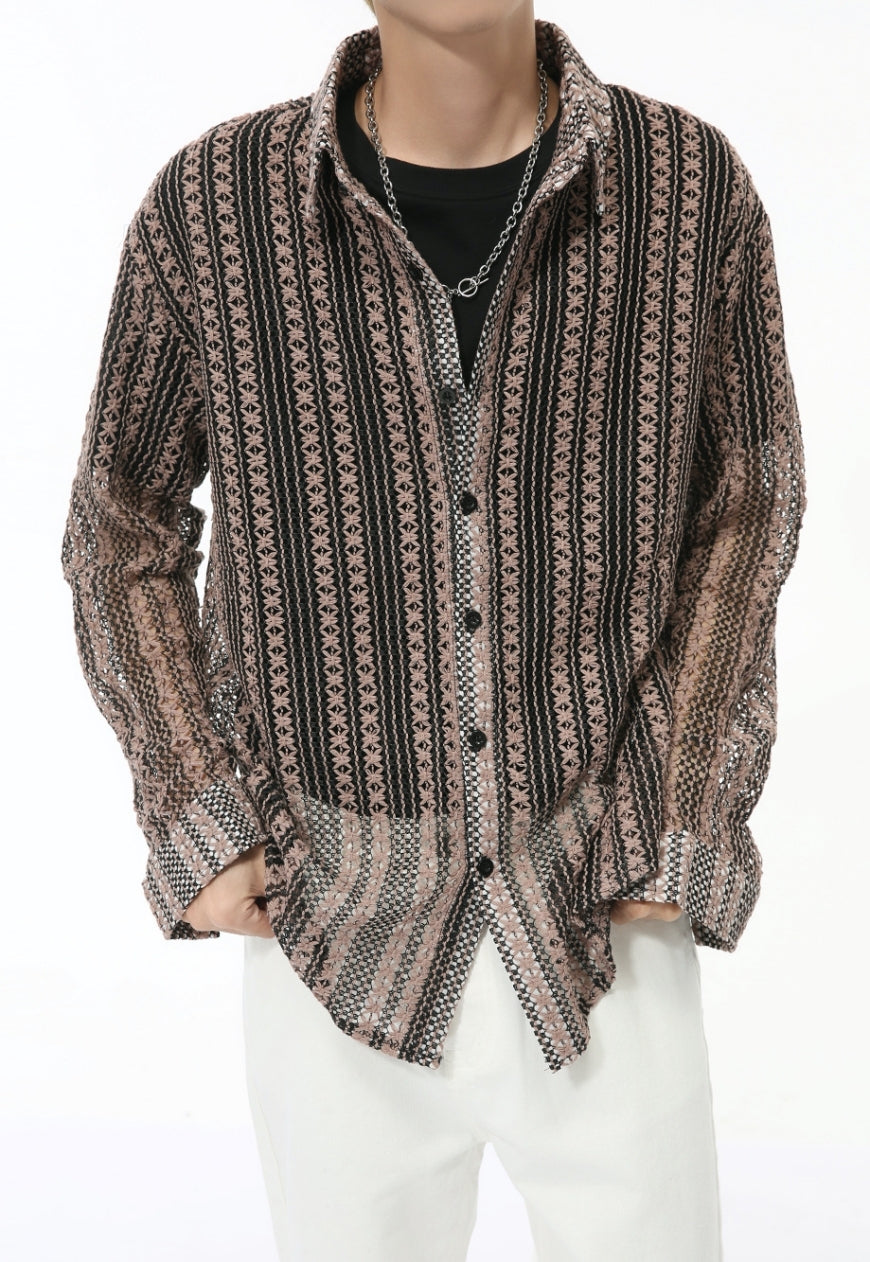 Men's striped shirt