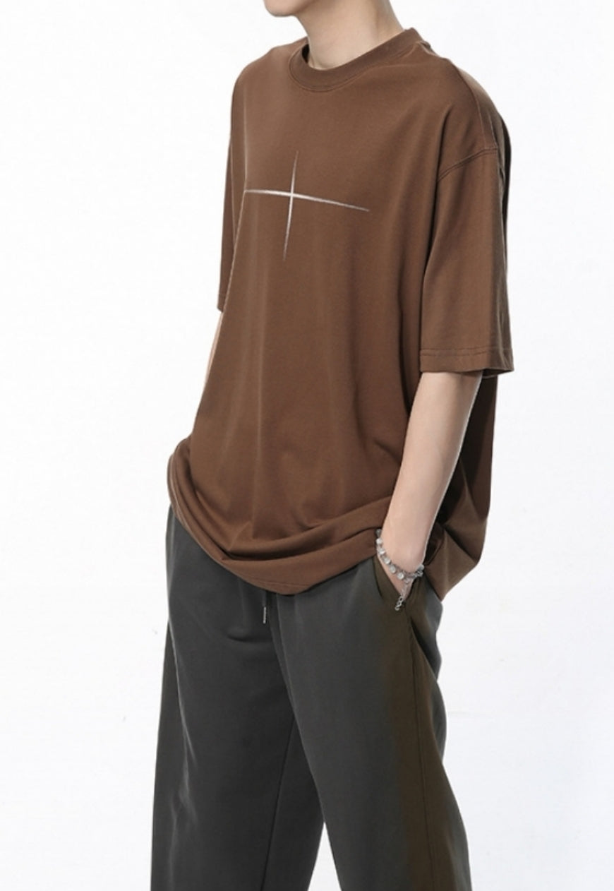 Men's star dot print tee
