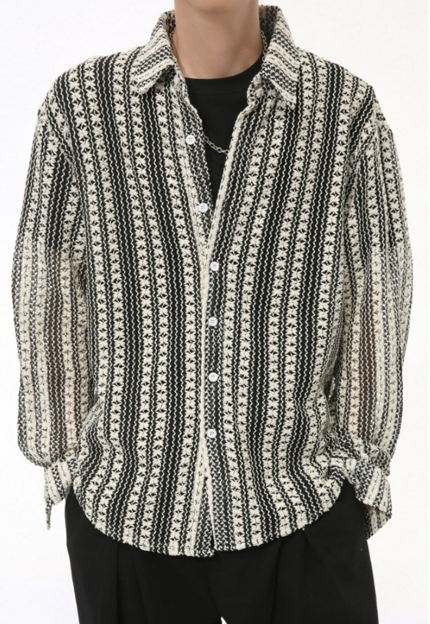 Men's striped shirt