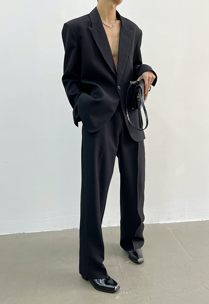【Sale】Men's shoulder pad suit