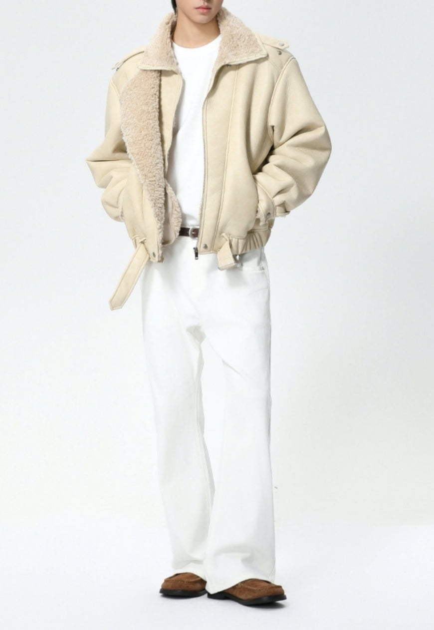 Men's Fur-lined warm coat