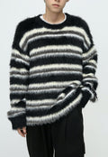 Men's striped knitted sweater