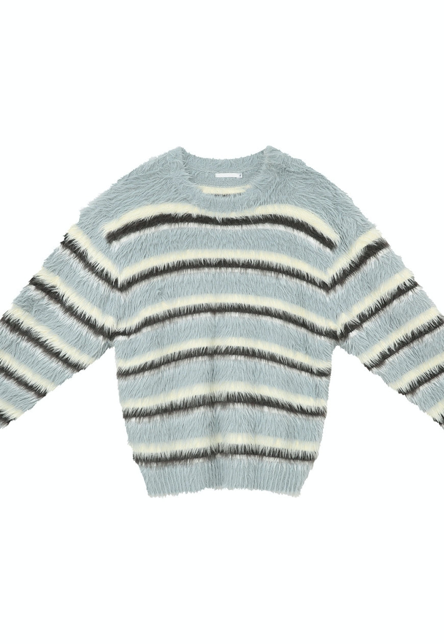 Men's striped knitted sweater