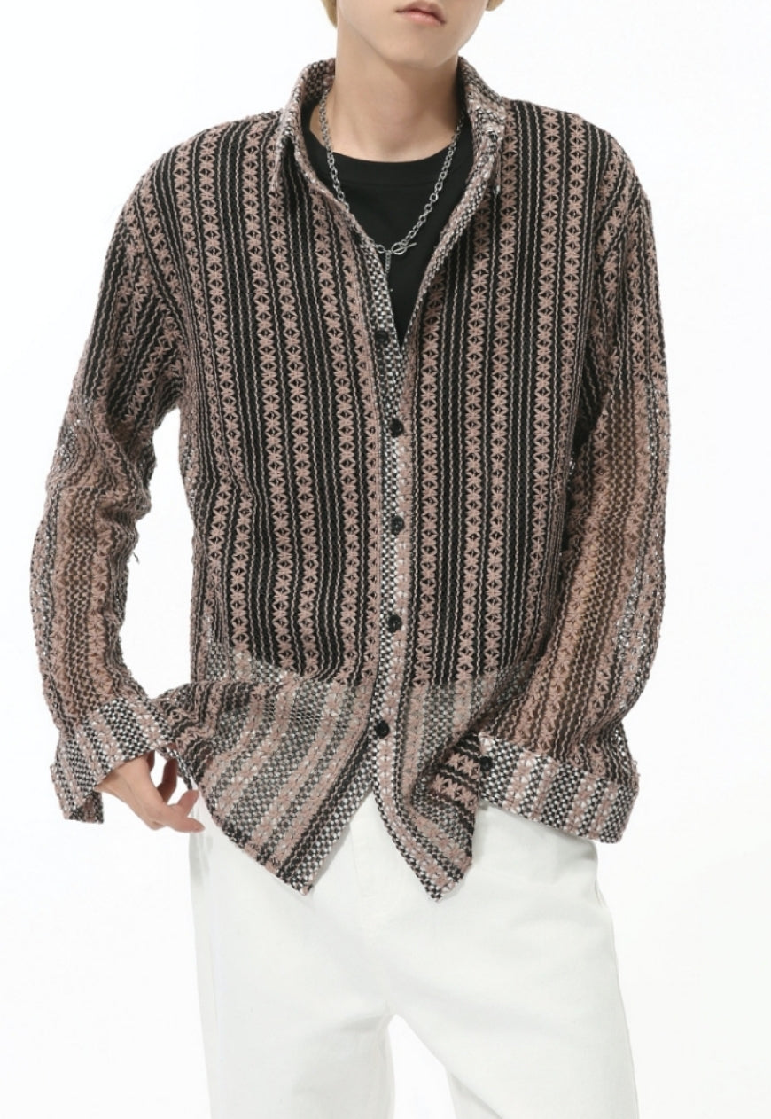 Men's striped shirt