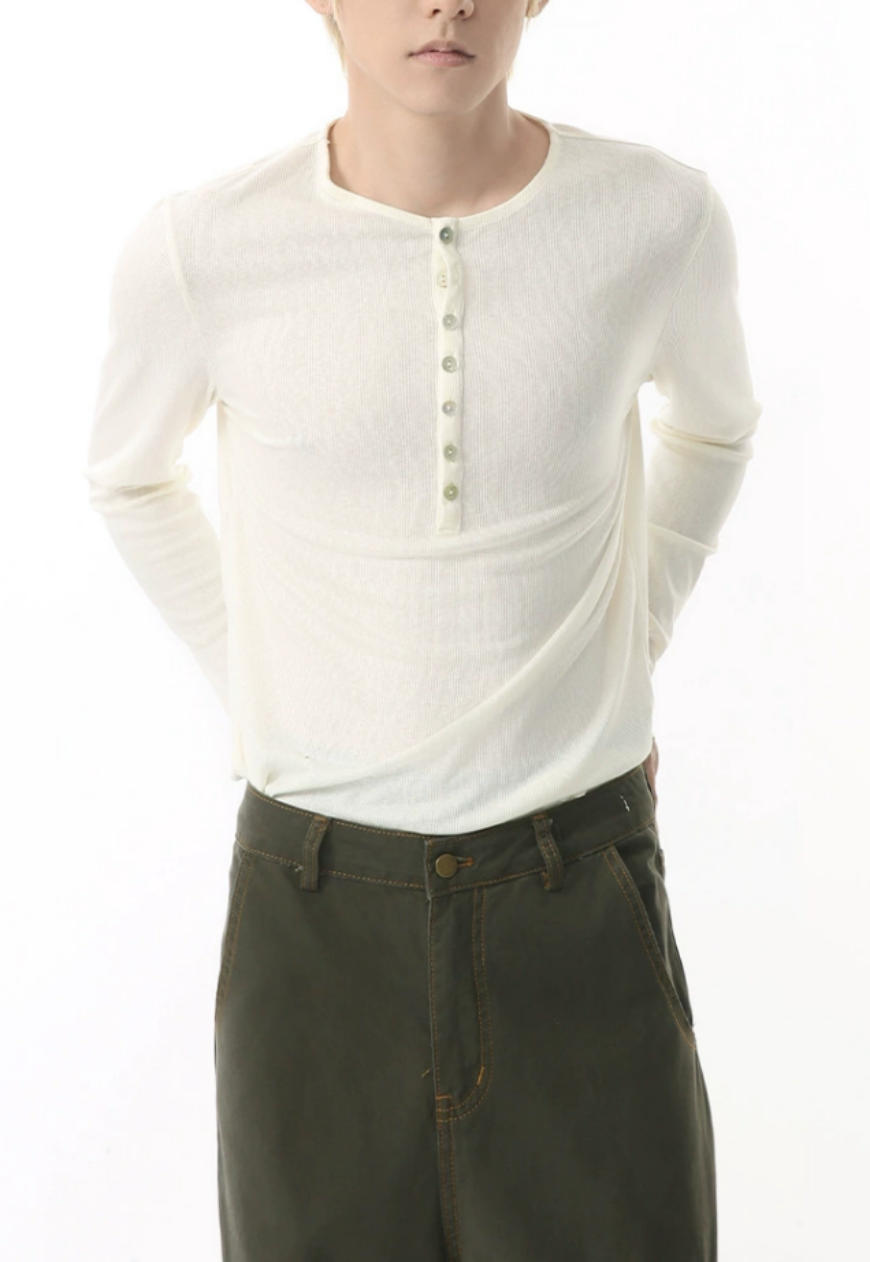 Men's Solid color soft T-shirt
