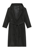 Men's Elegant strappy shoulder-padded coat