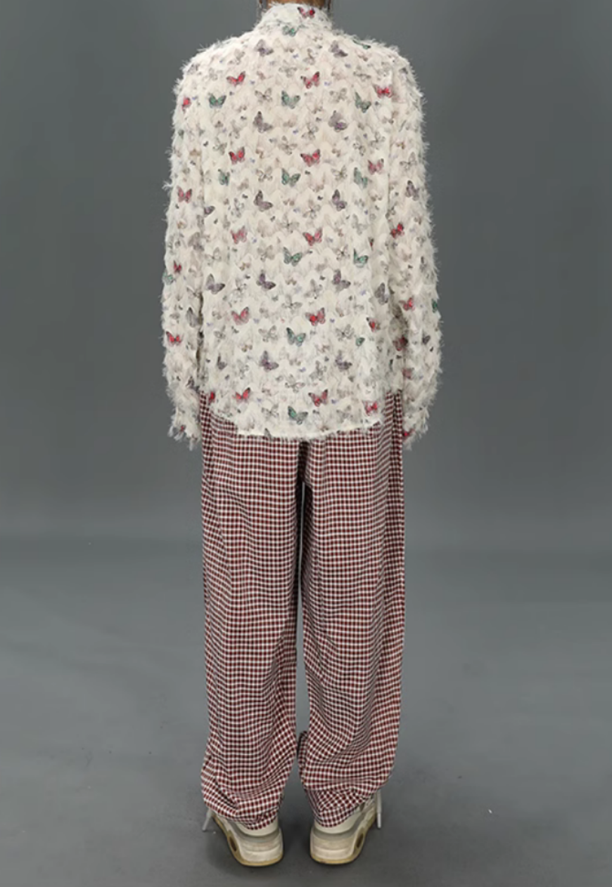 Unisex butterfly spring shirt