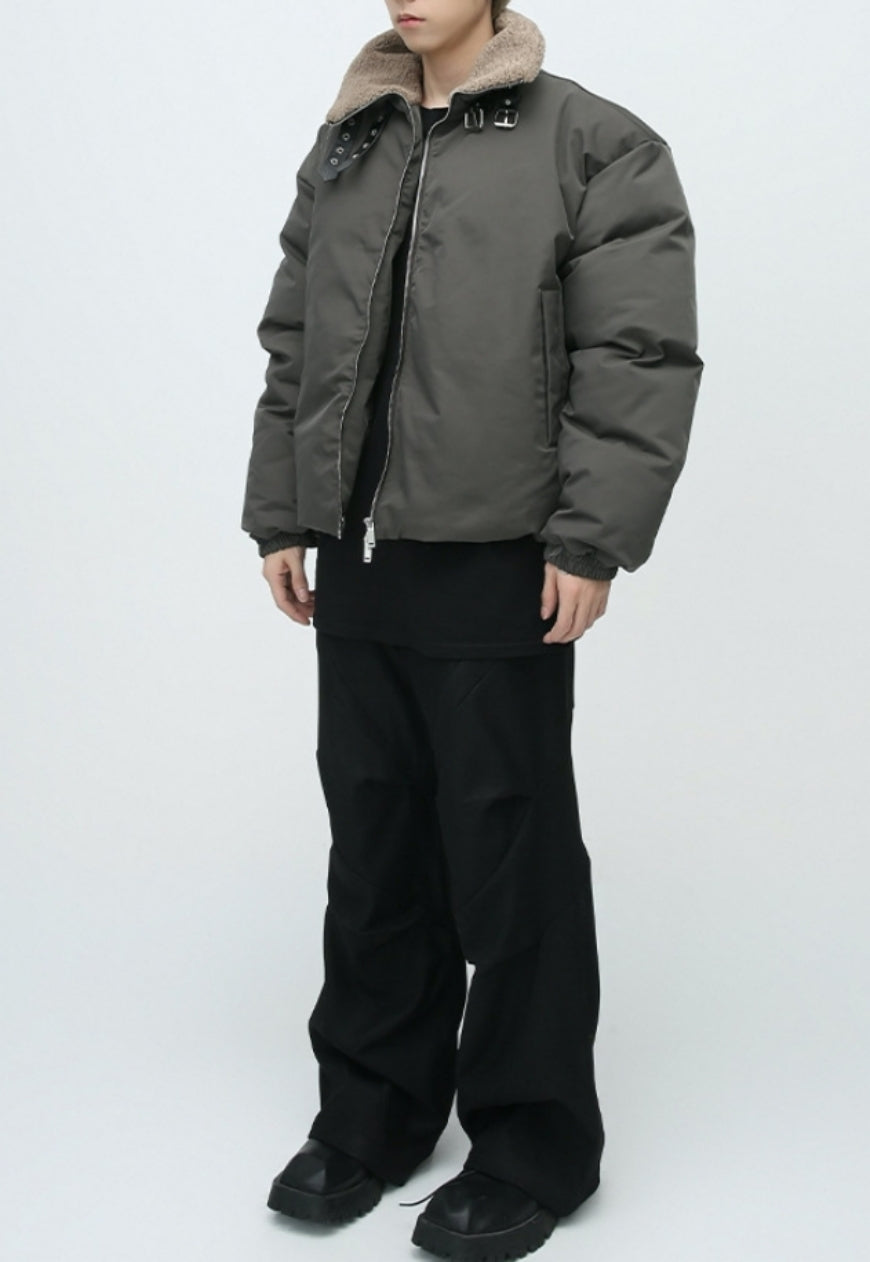 Unisex twill multi-layered casual pants